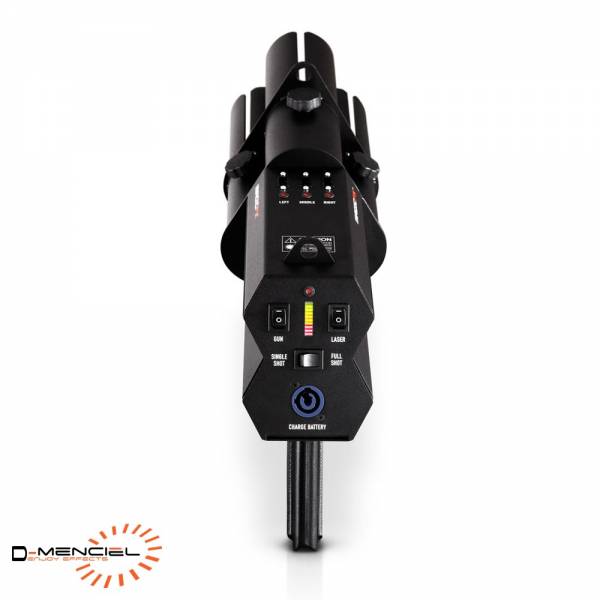 CONFETTI GUN pistolet portatif pour tube électrique